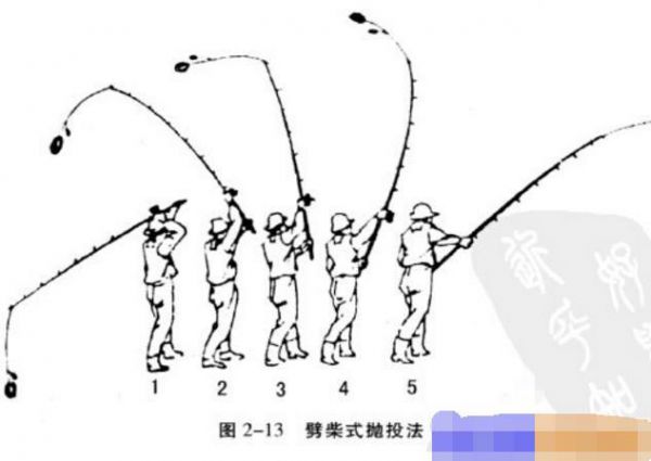 华绍新手竿抛方法