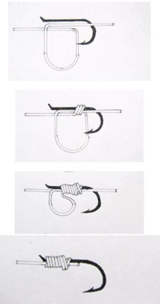 怎样拴鱼钩方法图片集