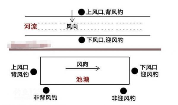 看风向钓鱼技巧