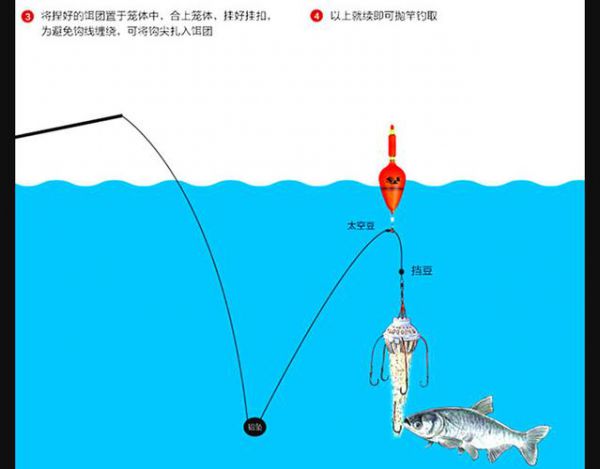 鲢鳙钓笼钩怎么会钩到鱼