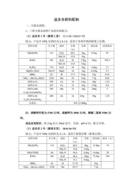 肥水夏季商品饵料配方