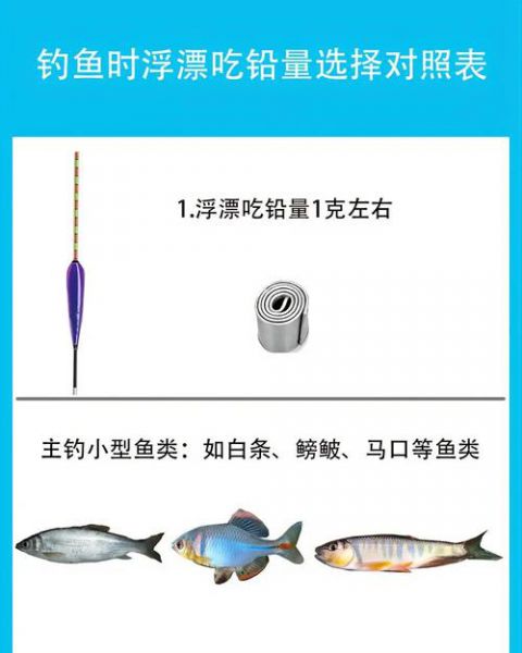 冬钓鲫鱼用漂吃铅量