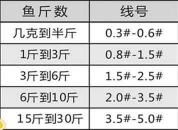 2号主线搭配1.2子线切线 2号主线1.2子线能钓多大鱼