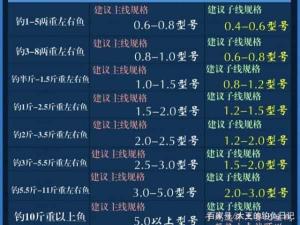 10号主线配多大子线 0.8主线配多少前导线