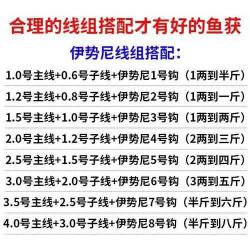 1.2主线配06子线可以钓多大的鱼 08主线04子线多大漂